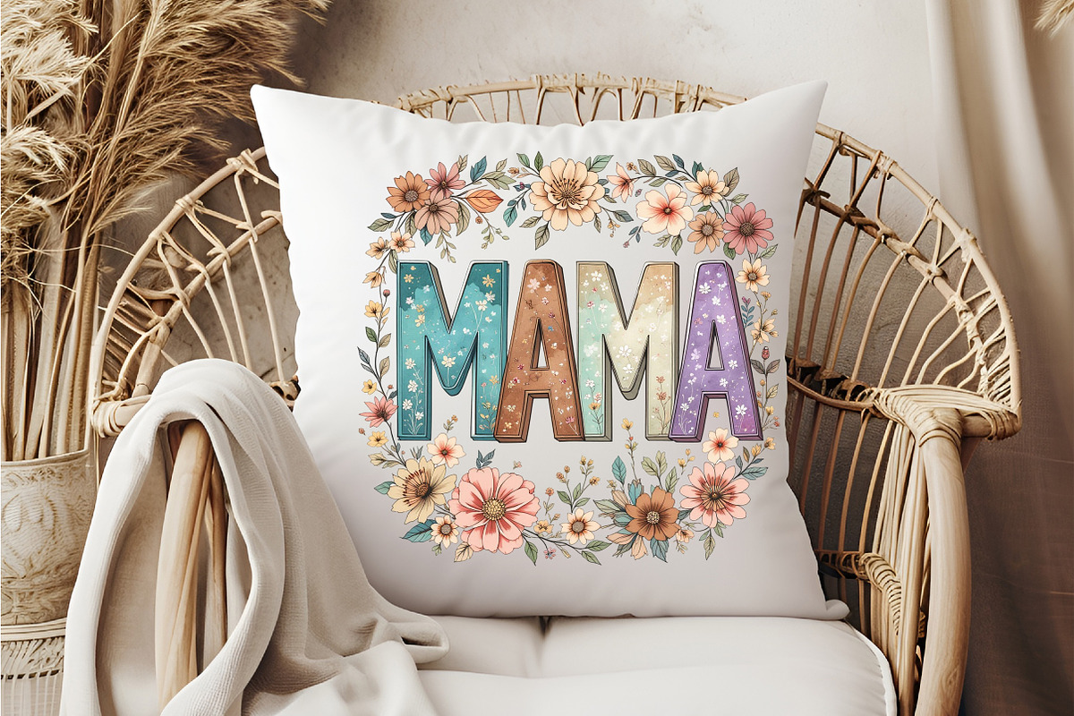 Watercolor Mama Clipart, an Illustration by DreamCafeArt (Photo 5 of 7)