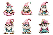 Whimsical summer old man clipart, an Illustration by SinaCreation (Thumbnail 3 of 9)
