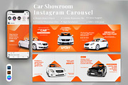 Car Showroom Instagram Carousel, a Social Media Template by Attype (Thumbnail 1 of 5)