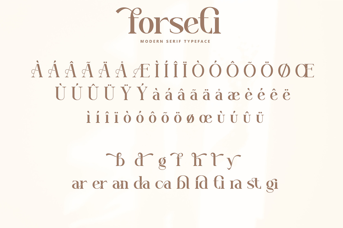 Forseti - Modern Serif Font, a Serif Font by Flawless And Co (Photo 11 of 12)