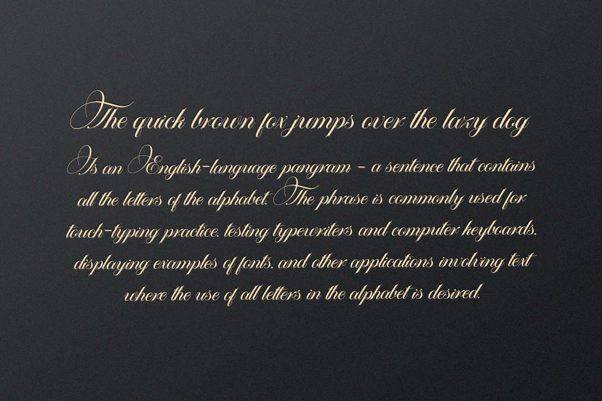 Platinum script, a Script Font by Pista Mova (Photo 7 of 11)