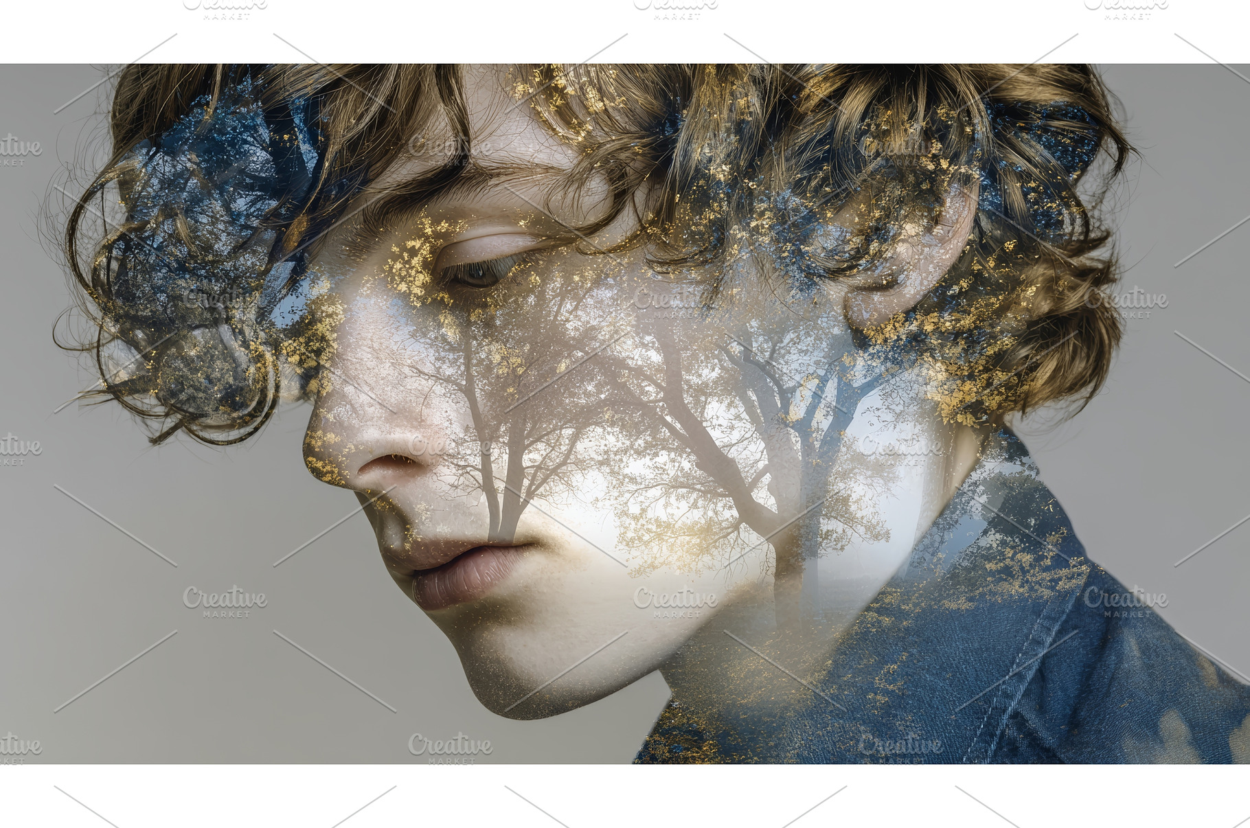 Double exposure techniques can be, an Abstract Photo by ZinetroN