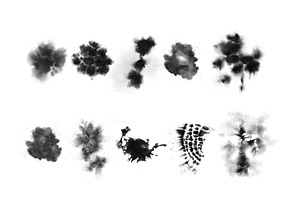 Procreate Ink Blot Brushes Vol 2