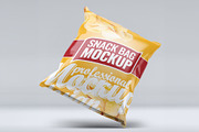Snack Bag Mockup, a Packaging Mockup by Xtrahive (Thumbnail 2 of 2)