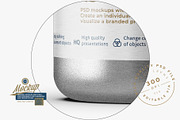 Metallic Plastic Pills Bottle Mockup, a Packaging Mockup by Reformer Mockup (Thumbnail 6 of 6)