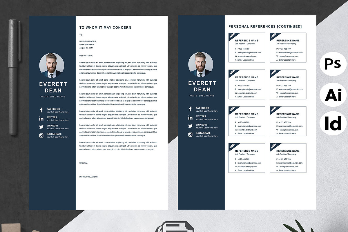 Registered Nurse Template 2023, a Resume Template by Attractive Resume (Photo 3 of 3)