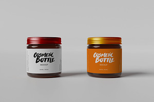 Cosmetic Jar Mockup, a Packaging Mockup by MA-KING_ART