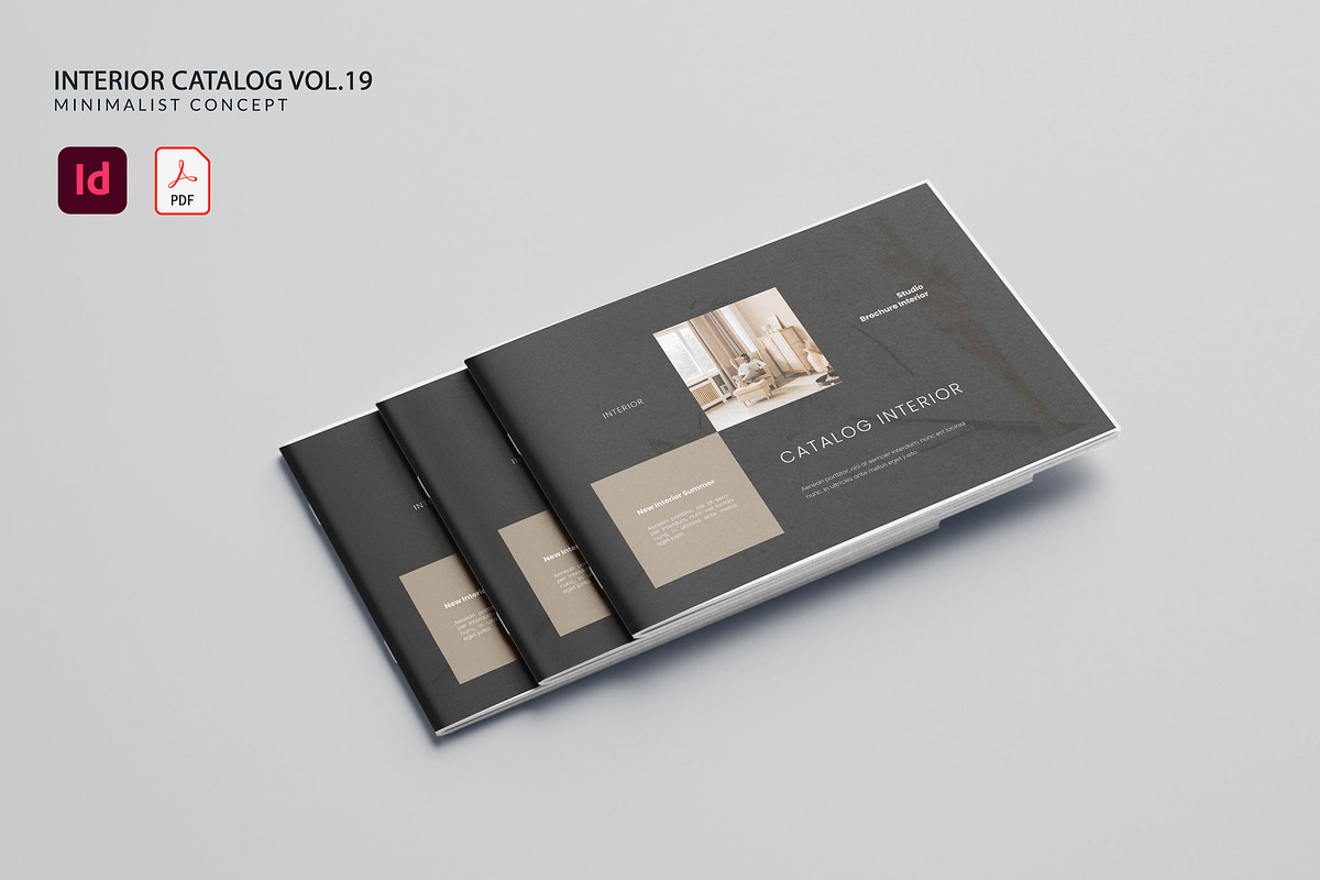 Interior Catalog Vol.19, a Brochure Template by Bewalrus Studio (Photo 1 of 11)