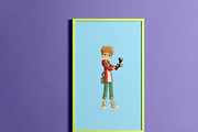 THE SECRET DOOR PNG SET, a Person Illustration by XiXong STUDIO (Thumbnail 5 of 6)