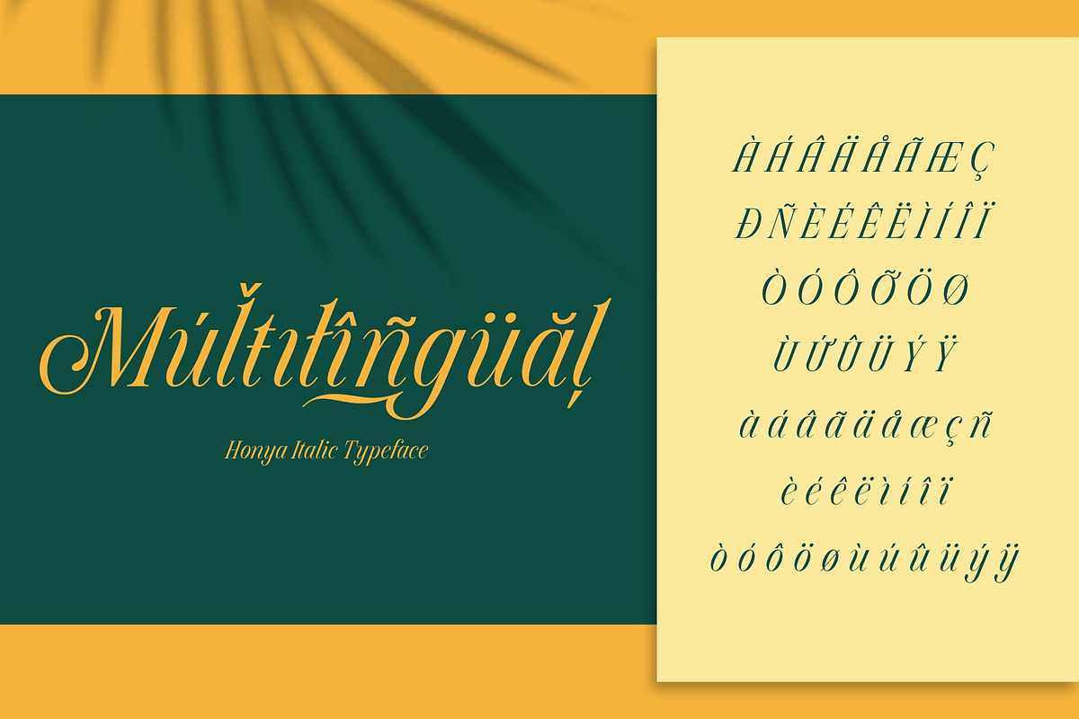Honya Typeface, a Script Font by alit design (Photo 4 of 15)