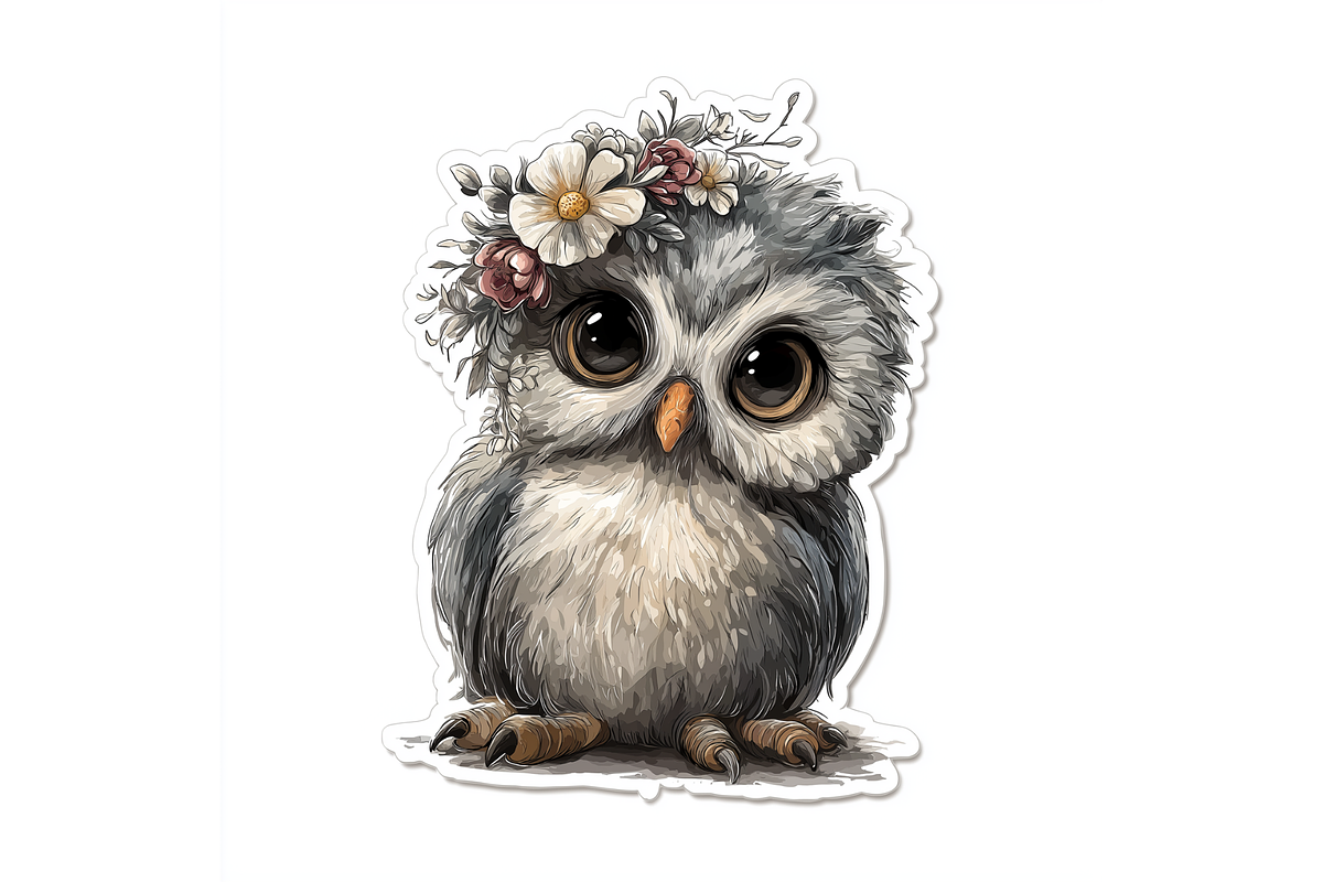 Prompt Autumn Owl Sublimation, a Seasonal Illustration by Creative design (Photo 4 of 7)