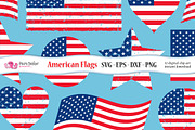 American Flag SVG, an Object Graphic by PolpoDesign (Thumbnail 1 of 5)