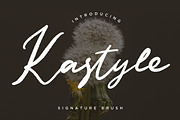 Kastyle Brush Business Font, a Script Font by Creatype Studio (Thumbnail 1 of 8)