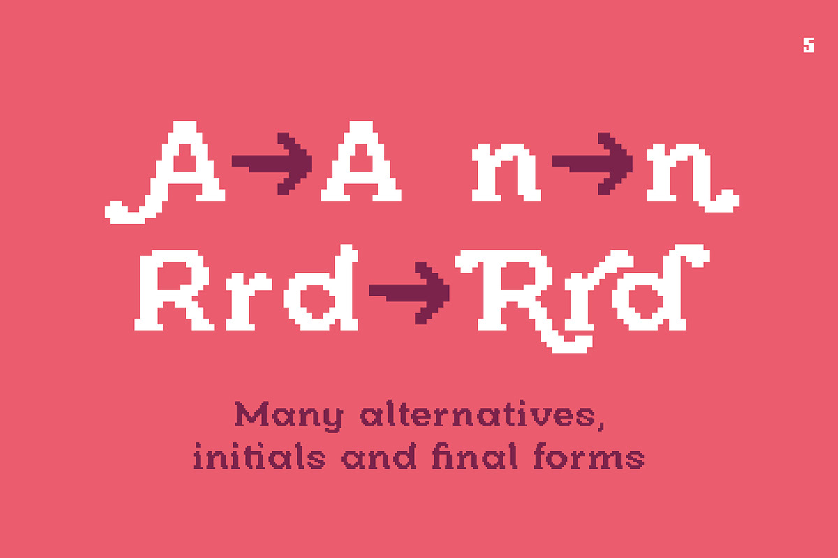 Strek – Pixel Font, a Sans Serif Font by Max Glimm Type (Photo 5 of 11)