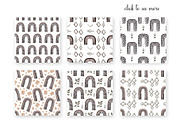 Watercolor Black Rainbows Patterns, a Pattern Graphic by MayaNavits (Thumbnail 3 of 11)