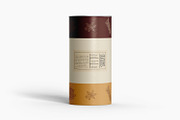 Paper Tube With Metallic Lid Mockup, a Packaging Mockup by Ram Studio LLC (Thumbnail 13 of 14)