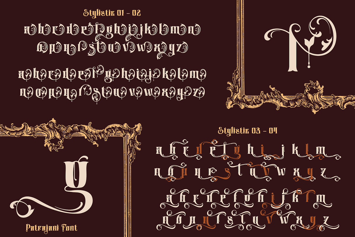 Patrajani - Decorative Serif, a Blackletter Font by TypeClassHeroes (Photo 13 of 15)