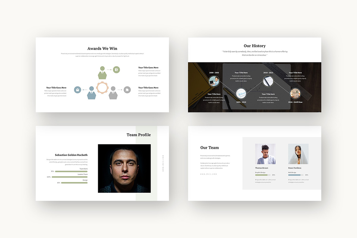 Rvii : Marketing Plan Keynote, a Presentation Template by Punkl Camp (Photo 3 of 16)