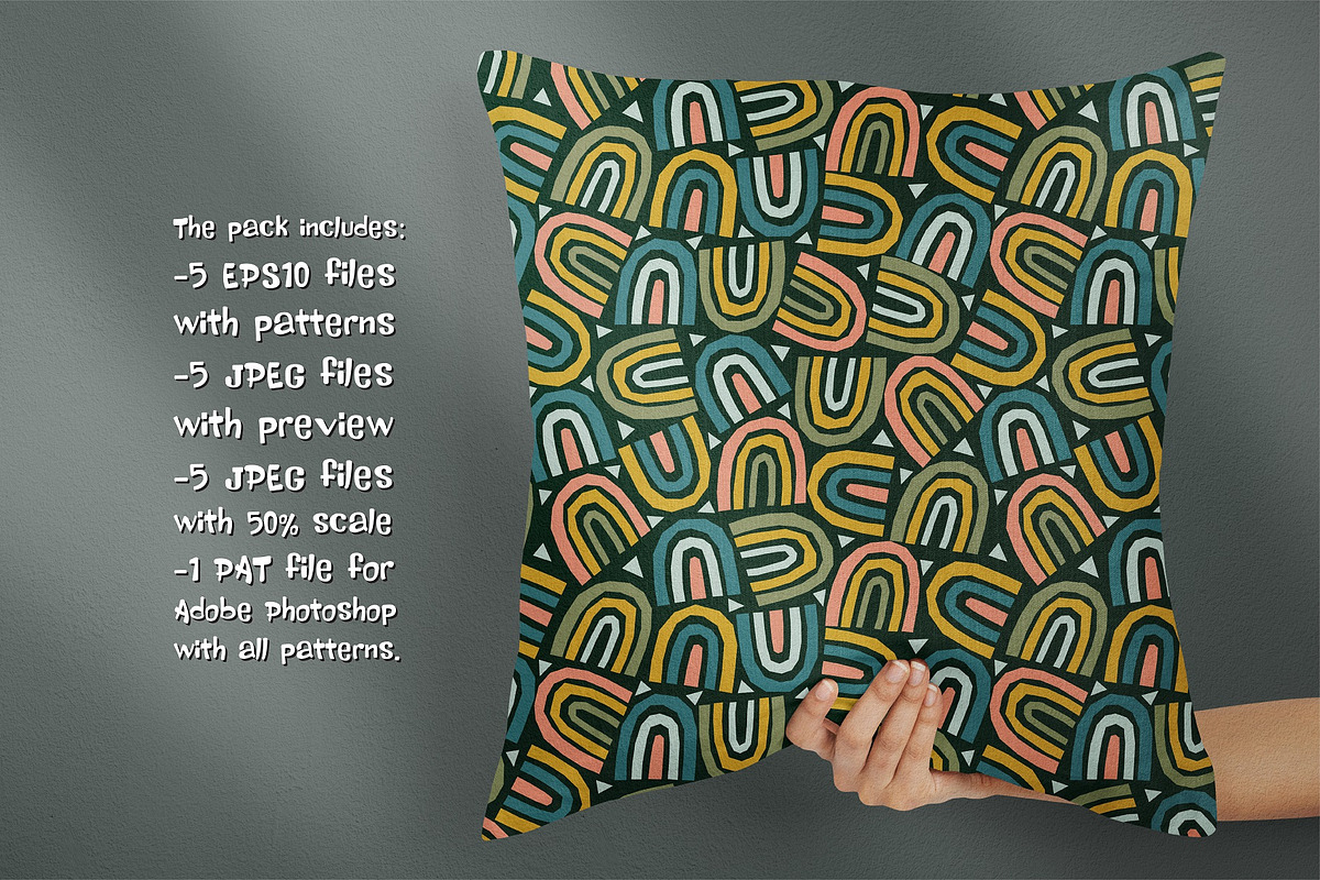 Cats Life Pattern Collection, a Pattern Graphic by MarynArts (Photo 3 of 6)