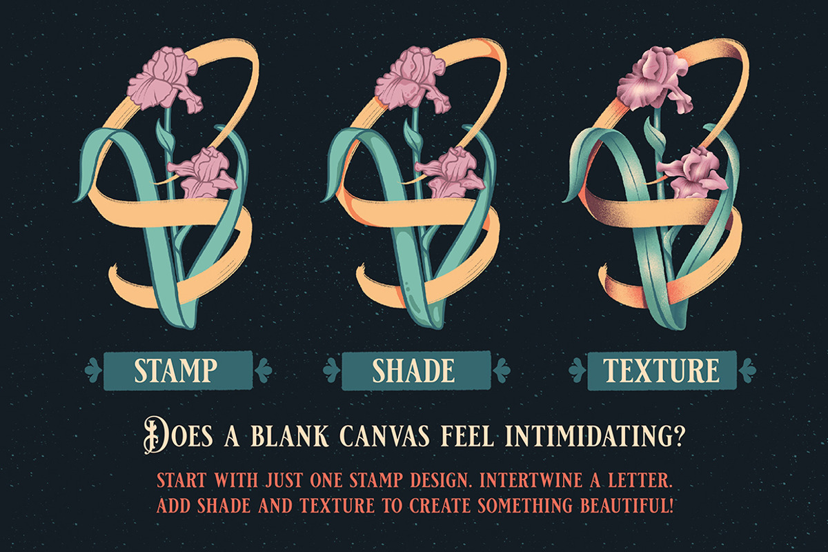 Procreate Botanical Brush Stamps, a Brush Add-On by Debi Sementelli (Photo 4 of 15)