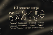 140+ procreate celestial stamps, a Brush Add-On by laura.design (Thumbnail 4 of 8)