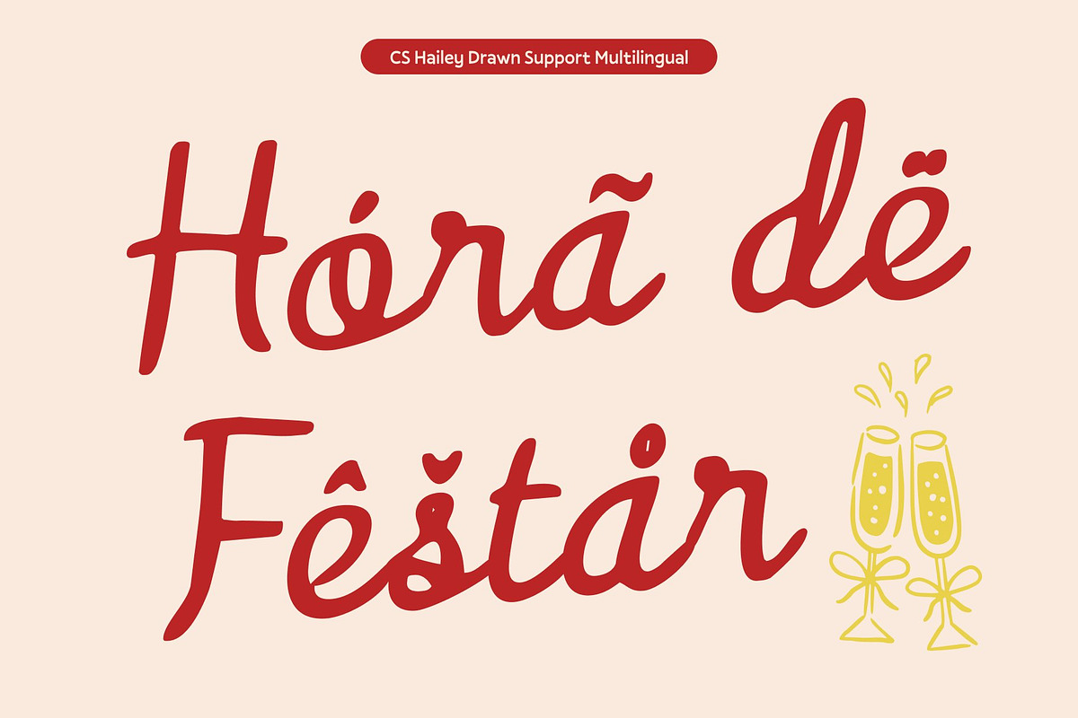 CS Hailey Drawn, a Script Font by Craft Supply Co. (Photo 6 of 8)