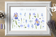 BLUE DREAM| CLIPART, a Decorative Illustration by Purple-Bird (Thumbnail 17 of 20)