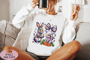 Coquette Easter Bunny PNG, an Illustration by Daily.Designs (Thumbnail 4 of 5)