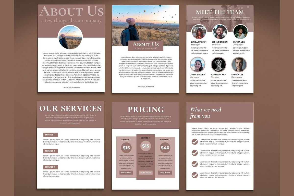 Client Welcome Packet CANVA, a Magazine Template by bonadigitals (Photo 3 of 6)