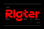 Rigter, a Sans Serif Font by HRDR (Thumbnail 1 of 16)