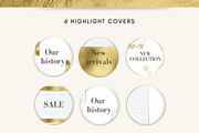 White and Gold Instagram Template, a Social Media Template by Innova Studio (Thumbnail 10 of 10)