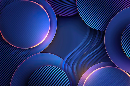 Abstract Blue Geometric Shapes, Gene, a Background Photo by LOGOCREATIVE