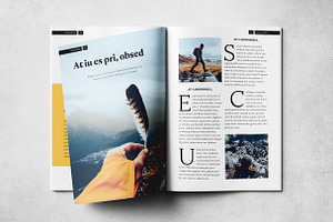 Clean Magazine Layout