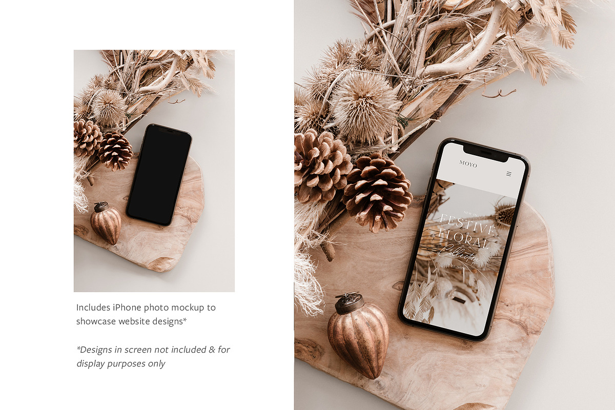 Festive Floral Photo Mockup Bundle, a Mac Mockup by Moyo Studio (Photo 8 of 8)
