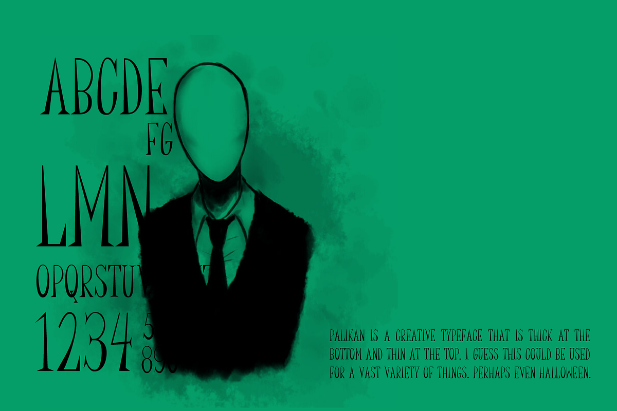 Palikan - Horror Display, a Serif Font by HipFonts (Photo 2 of 7)