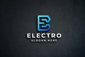 Electronic Tech Letter E Logo, a Branding & Logo Template by Design_Planet