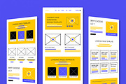 Wireframe Template, a Wireframe Template by MightyDesign (Thumbnail 1 of 9)