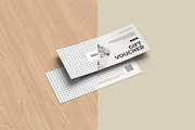 Gift Voucher Mockup, a Merchandise Mockup by graphicpages (Thumbnail 3 of 17)
