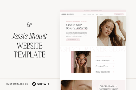 Showit Website Template | Jessie