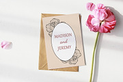Black Outline Peony Flowers Set, an Illustration by ArtIrisArt (Thumbnail 9 of 13)