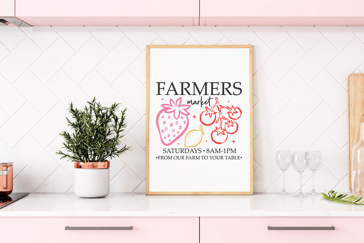 Farmers Market Hand-drawn PNG Design, an Object Illustration by Libby Wishes (Photo 3 of 5)