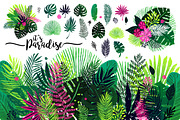 exotic tropical palm leaves, an Illustration by coconut_forest (Thumbnail 4 of 5)