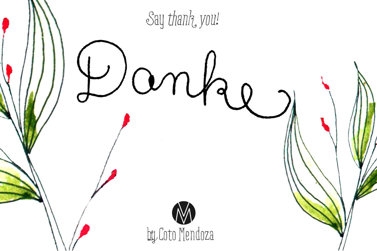 Say thank you, an Illustration by MendozaVergara (Photo 1 of 4)