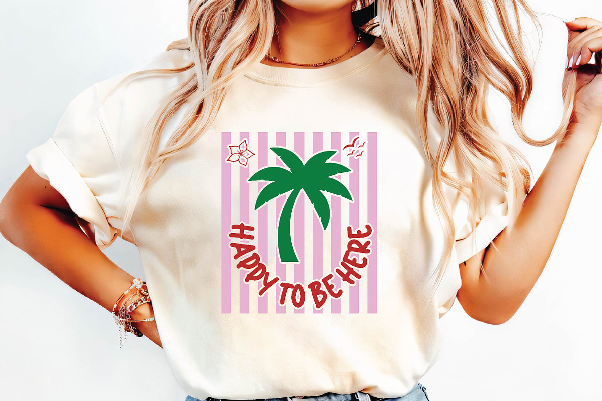 Palm Tree Sublimation Design PNG, a Work Illustration by DreamPrint404 (Photo 2 of 6)