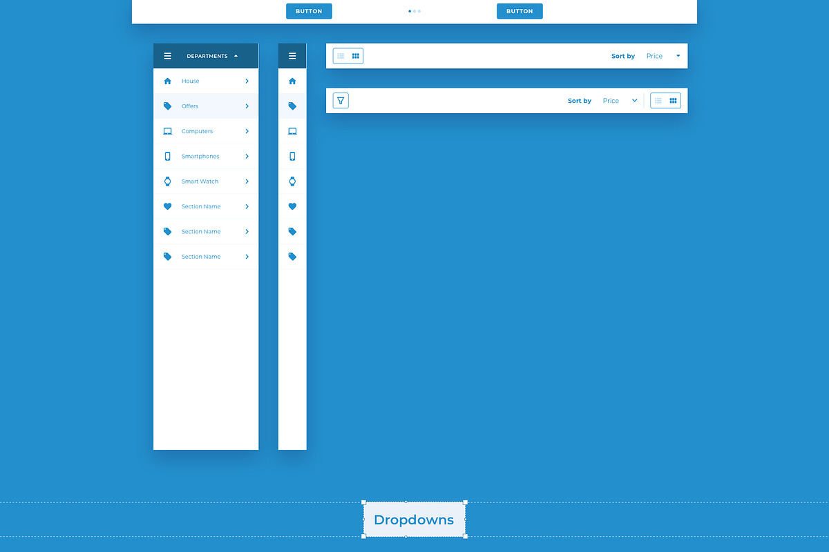 Ecommerce Wireframe Library & UI Kit, a Wireframe Template by UI Design Resource (Photo 12 of 14)