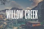 Willow Creek, a Font by Horlleys (Thumbnail 1 of 5)