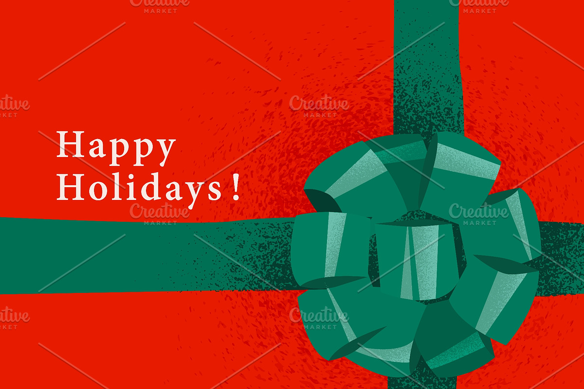 Christmas Xmas gift holiday vector, an Object Illustration by Zaie (Photo 3 of 3)