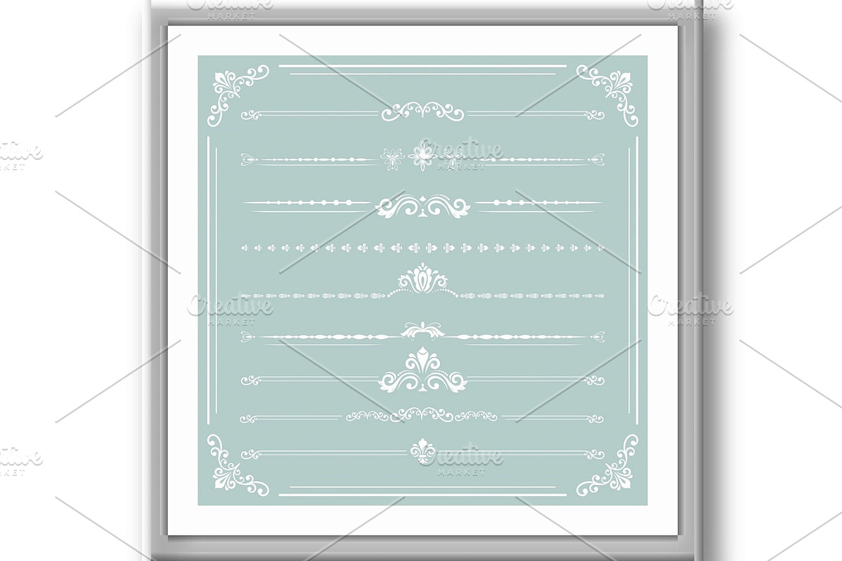 Set of Vector Horizontal Patterns, a Decorative Illustration by FineArtStudio (Photo 2 of 3)