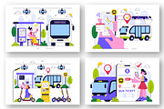 10 Smart Public Transport System, a Transportation Illustration by denayunebgt (Thumbnail 3 of 4)