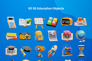 Education 3D Icons, an Object 3D Model by Rakata Studio (Thumbnail 7 of 7)